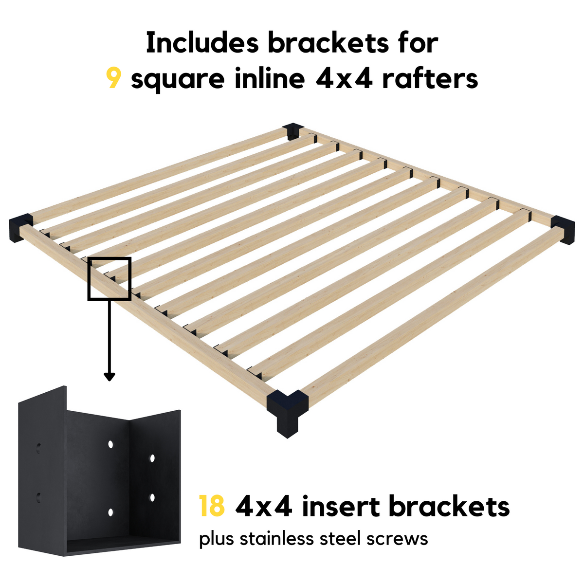 Kit DIY pour petite pergola