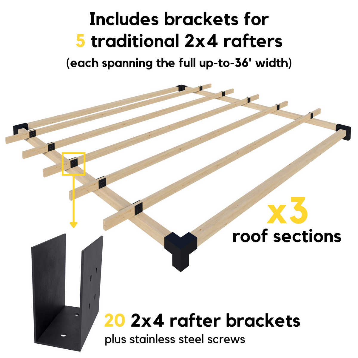 Kit de pergola Zen Pergolas très bien noté