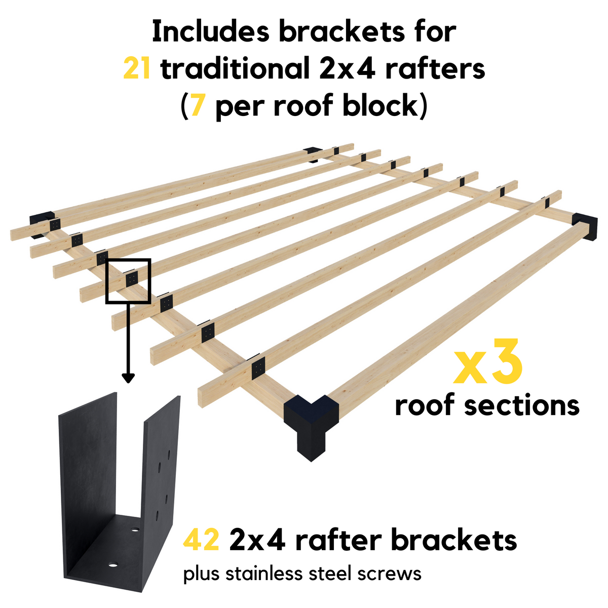 Kit DIY de pergola simple