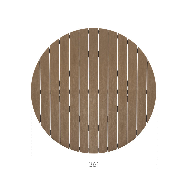 DecoScape Vienna – Plateau de table à manger carré 36" uniquement