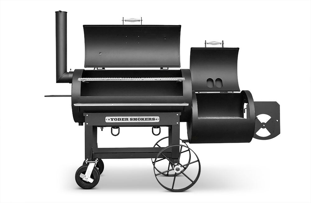 Yoder Smokers Loaded Wichita 20" – Fumoir offset avec roulettes