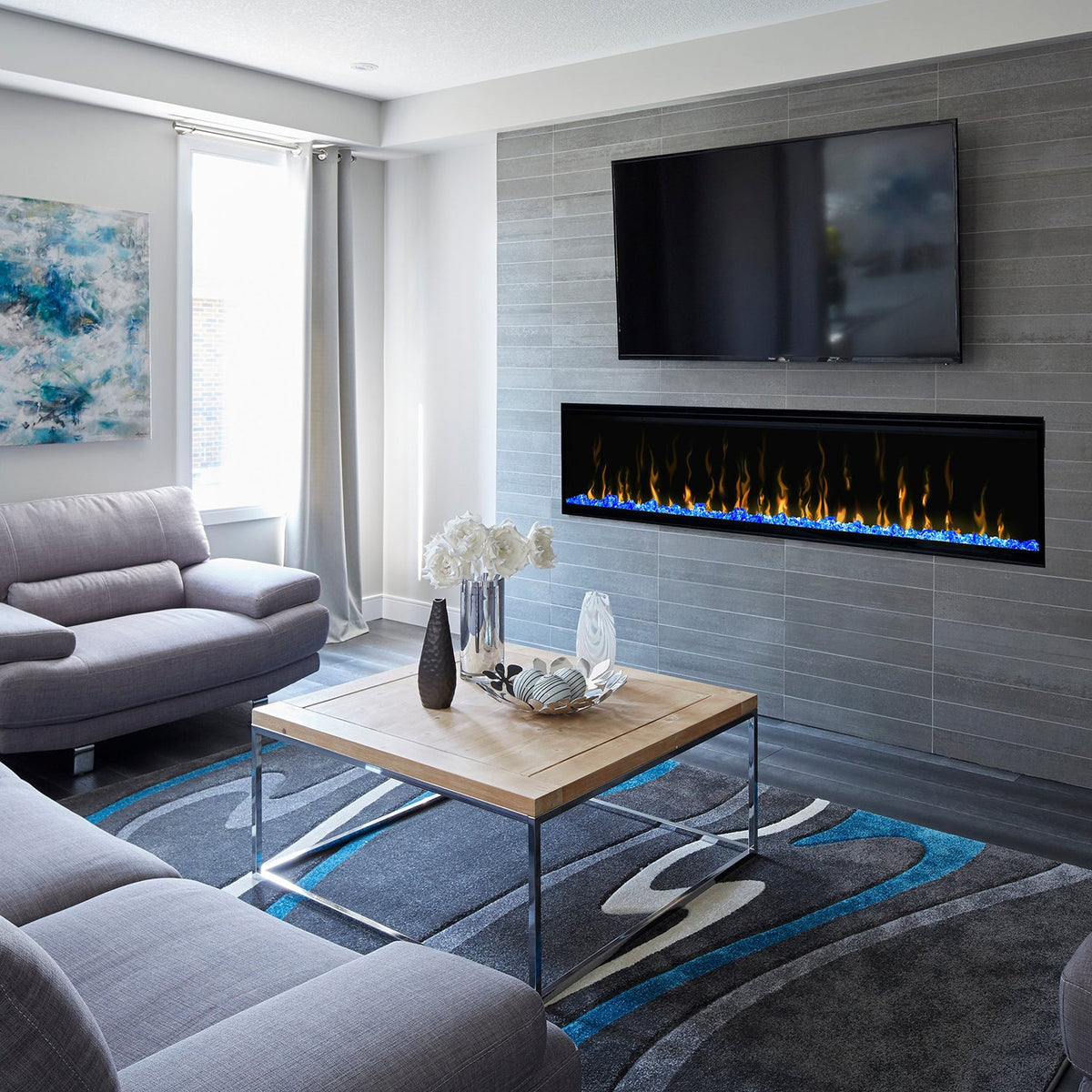 Dimplex IgniteXL 74" – Cheminée électrique linéaire XLF74