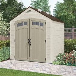 Abri de jardin polyéthylène 25mm 4,84m² StorePlus + plancher SUNCAST - mon-abri-de-jardin.com