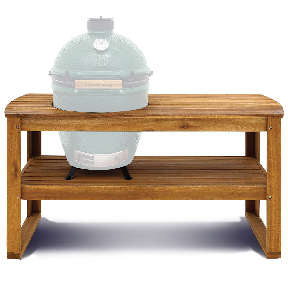 Table en bois d’acacia pour Large Big Green Egg