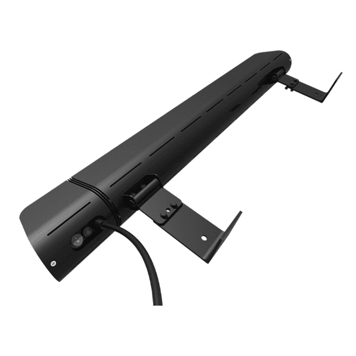 Aura ADGLASS3000 Decor Series – Chauffage infrarouge avec Bluetooth et télécommande, noir