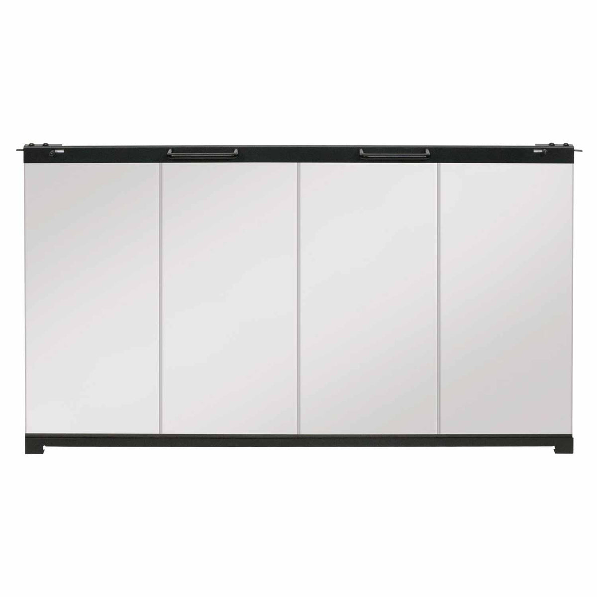 Dimplex – Porte vitrée aspect bi-fold pour foyer encastrable Deluxe 45 pouces BFDOOR45BLKSM