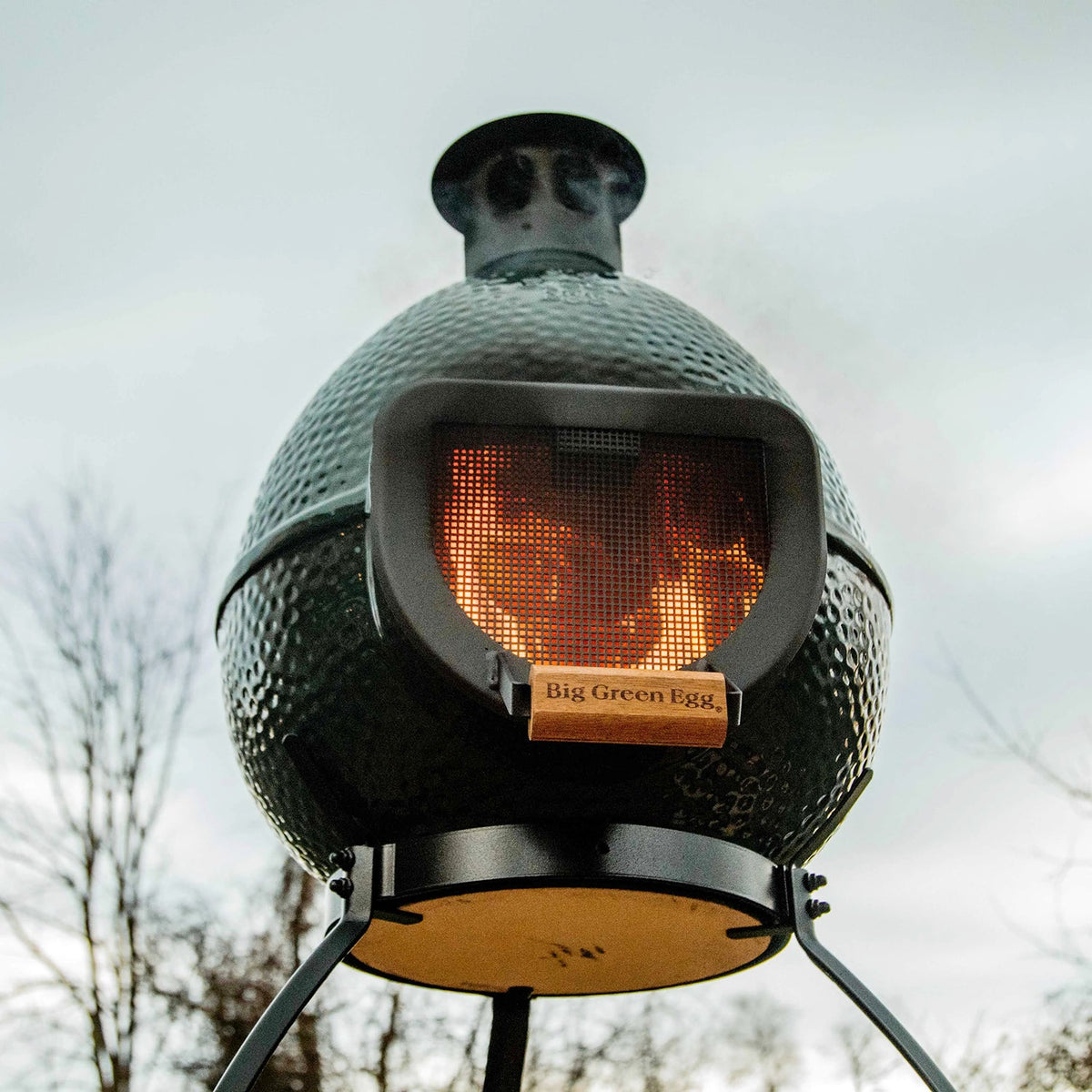 Big Green Egg Chiminea