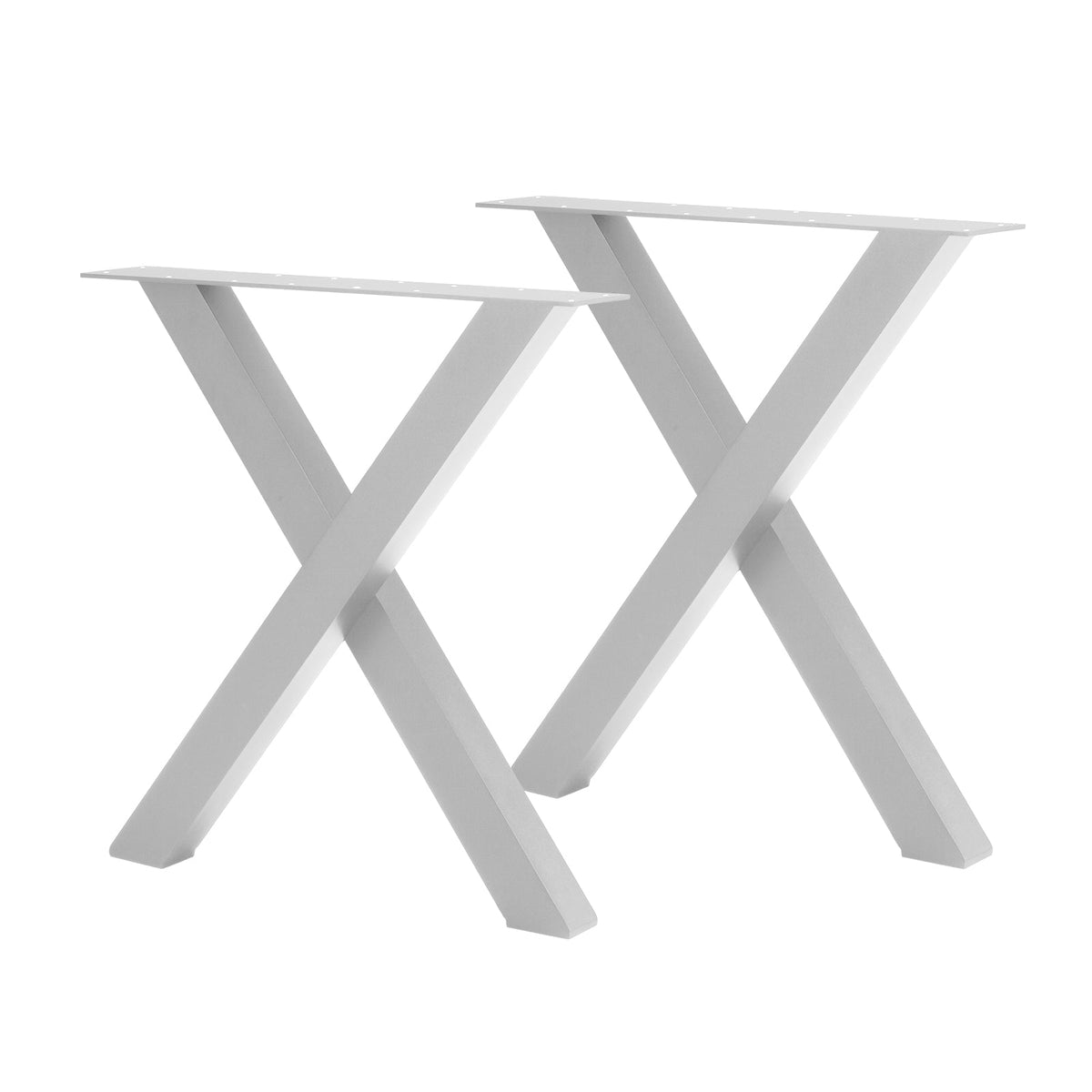 Piètement contemporain de table haute, style X