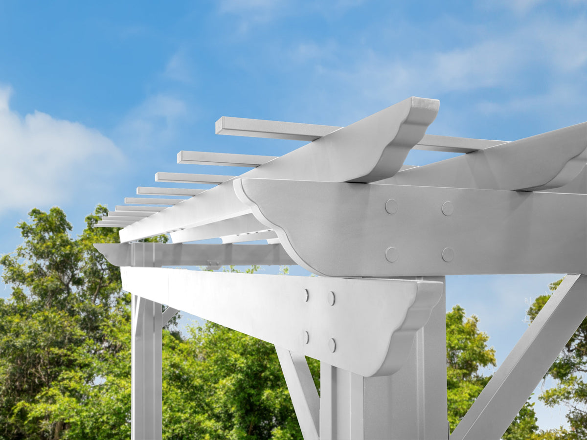 Stratford | Pergola en acier 16x12 – blanche