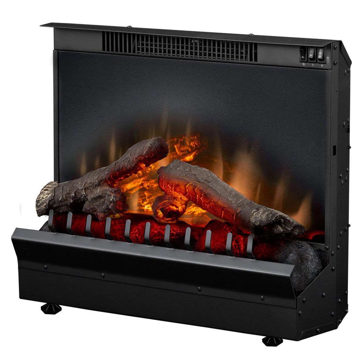Dimplex 23" Standard – Insert de cheminée électrique avec bûches LED et télécommande DFI2310