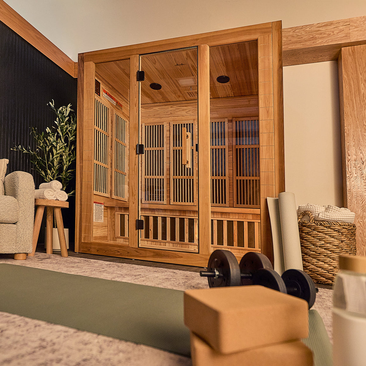 Rylan – Sauna infrarouge intérieur, 4 personnes