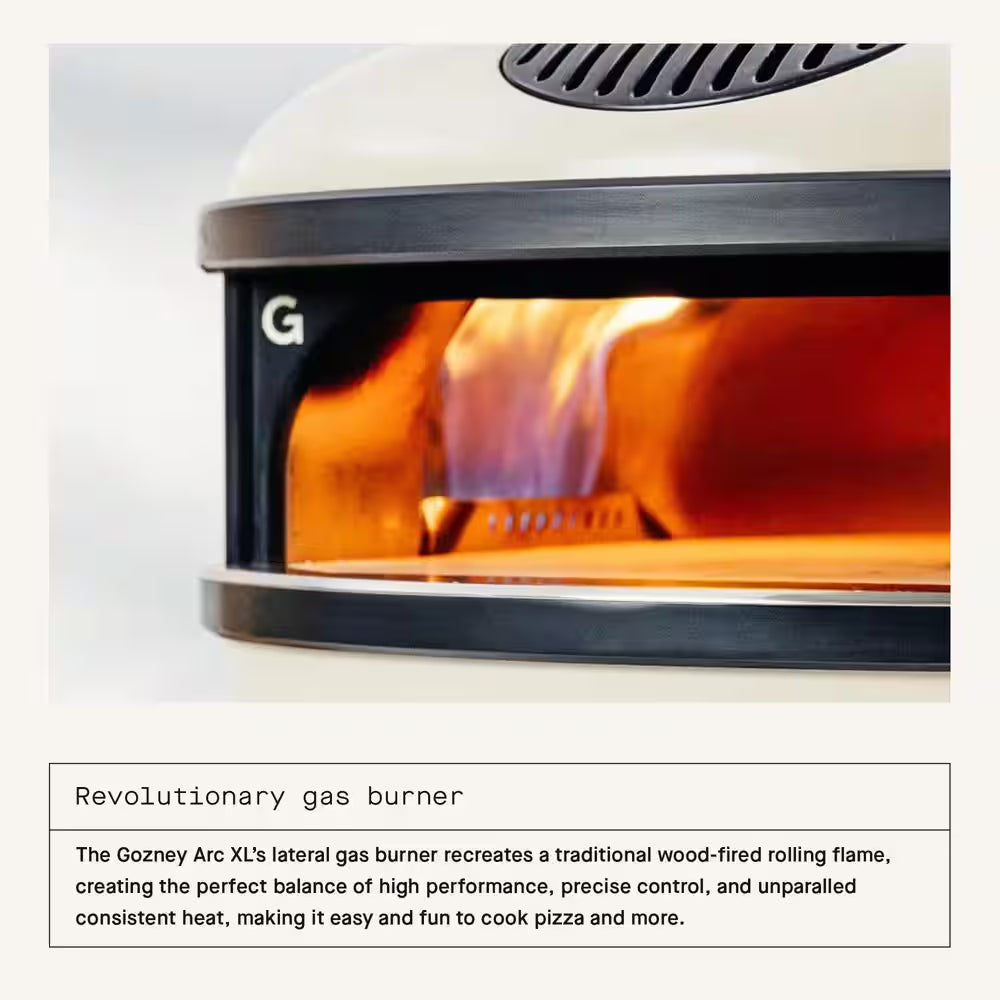Arc XL – Four à pizza extérieur au propane, Bone White