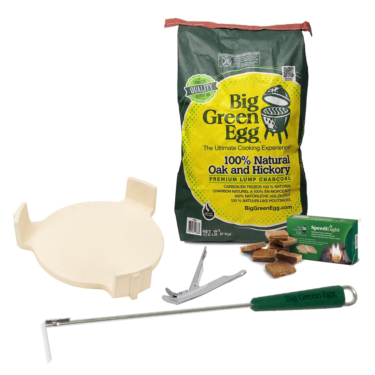 Large Big Green Egg + ensemble table Modern Farmhouse 72in