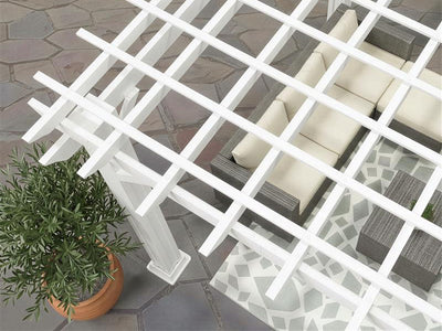 Stratford | Pergola en acier 16x12 – blanche