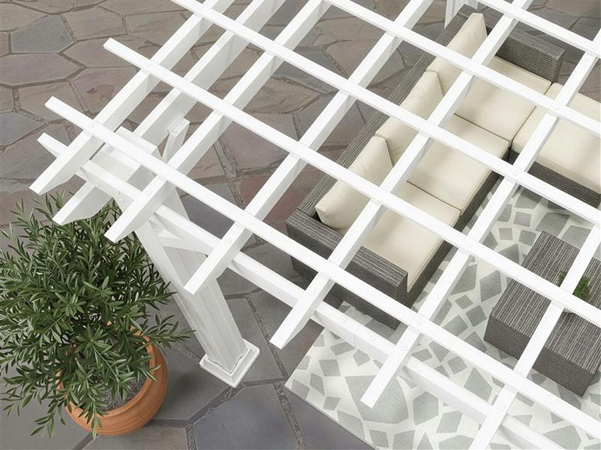Stratford | Pergola en acier 12x10 – blanche