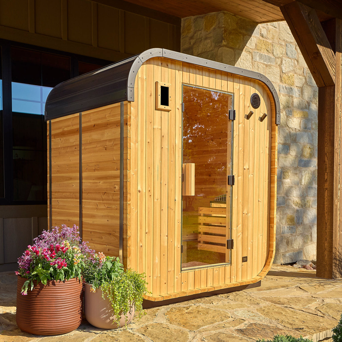 Lennon – Sauna cube extérieur, 2-4 personnes