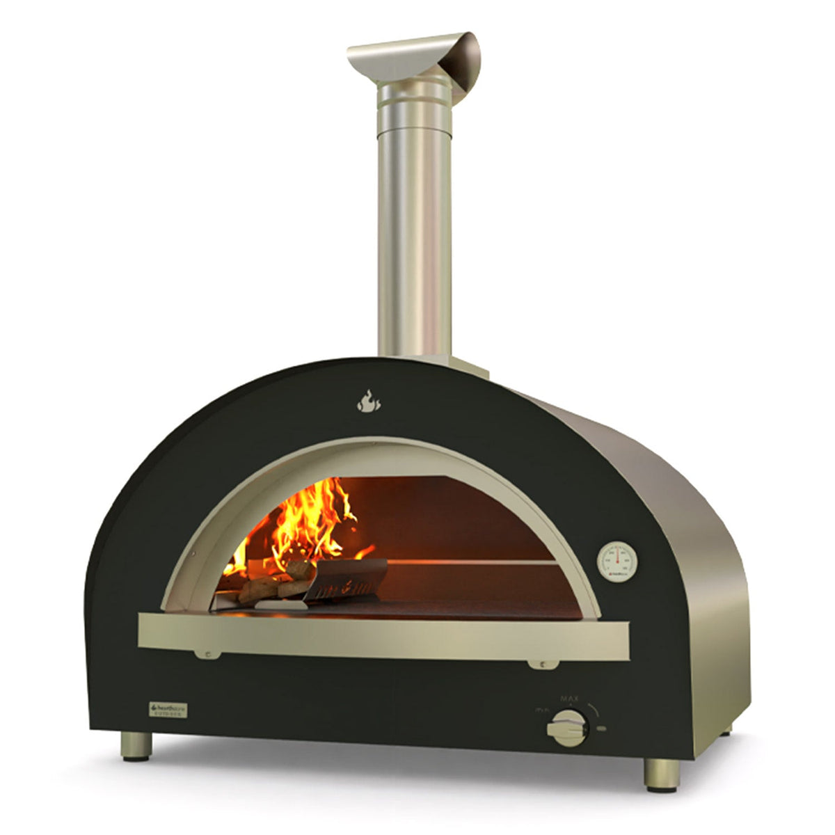Genio – Four à pizza multi-combustible – Stainless/Black