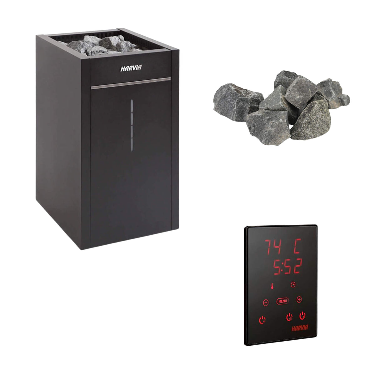 Harvia Virta UL Certified Electric Sauna Heater avec Digital Xenio Control Panel et WiFi Remote Control [HL60/80/90/110E] (SAK67385) - SAKSBY WHOLESALE