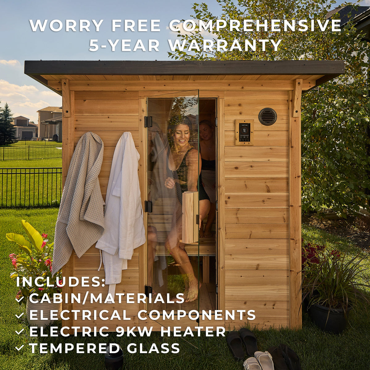 Henley – Sauna cabine extérieur, 4-6 personnes