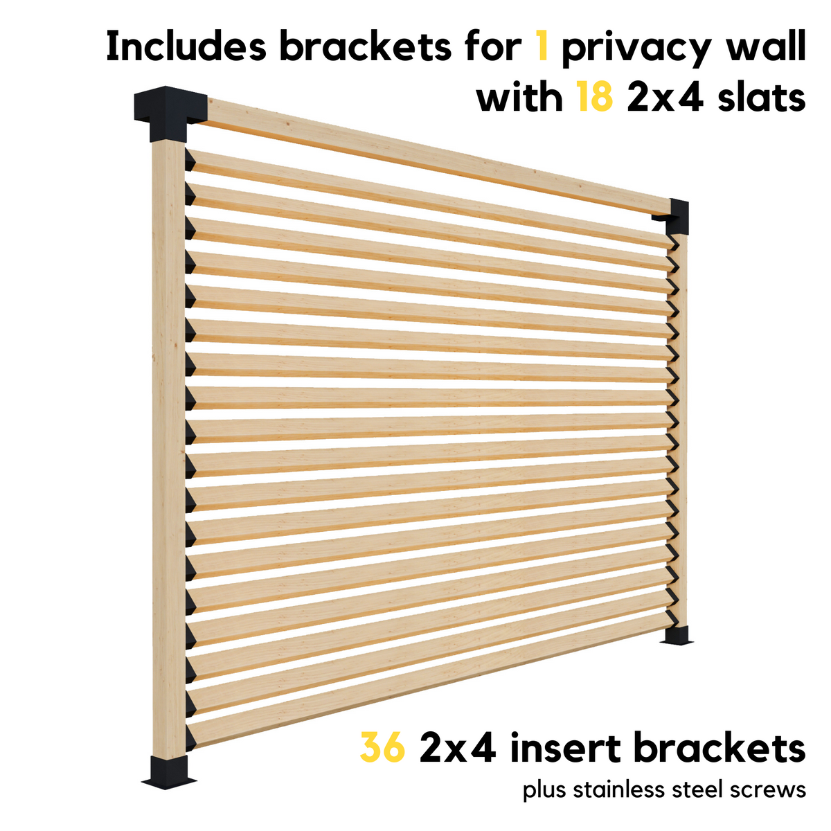 Kit DIY de supports pour pergola sur mesure
