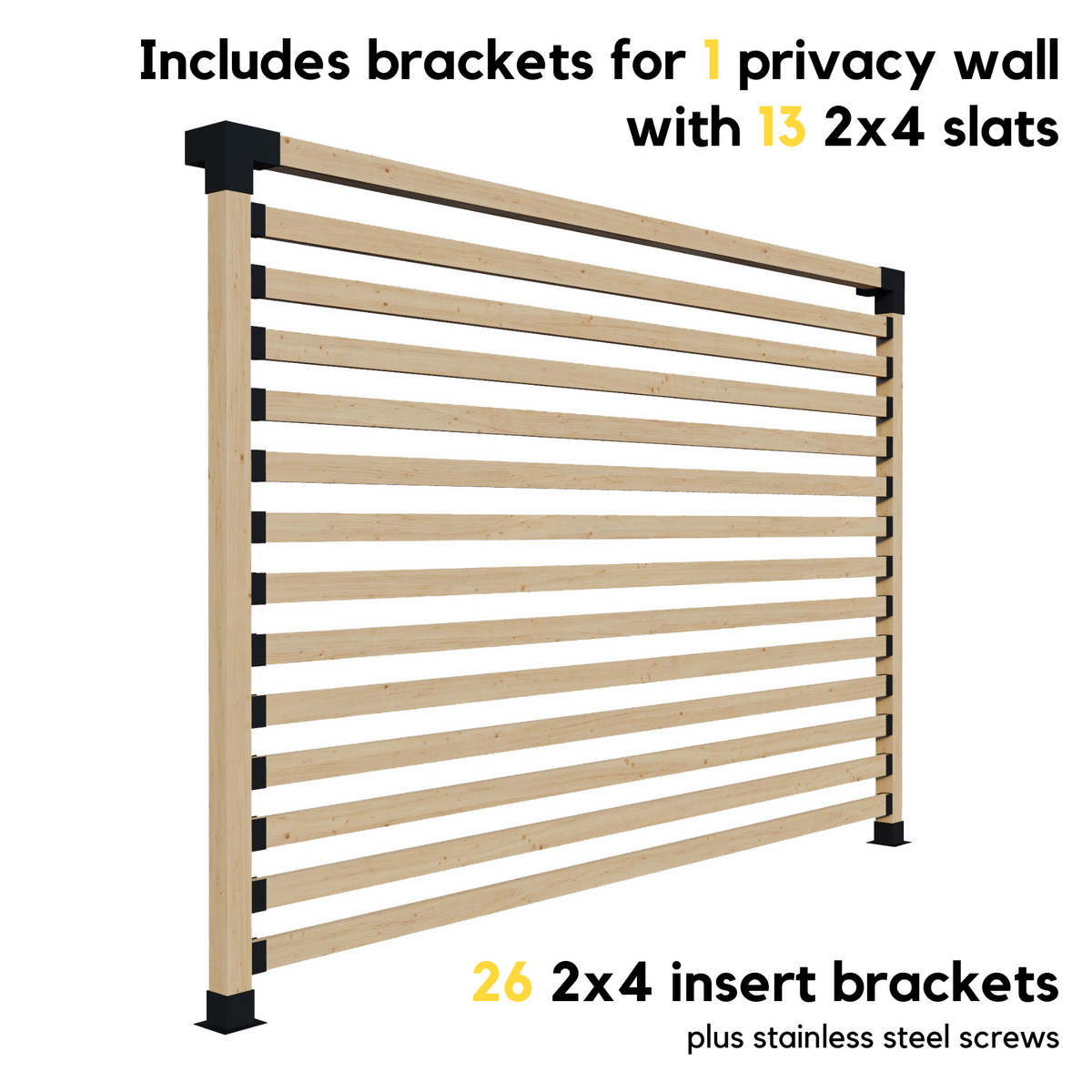 Kit pour construire une pergola extérieure