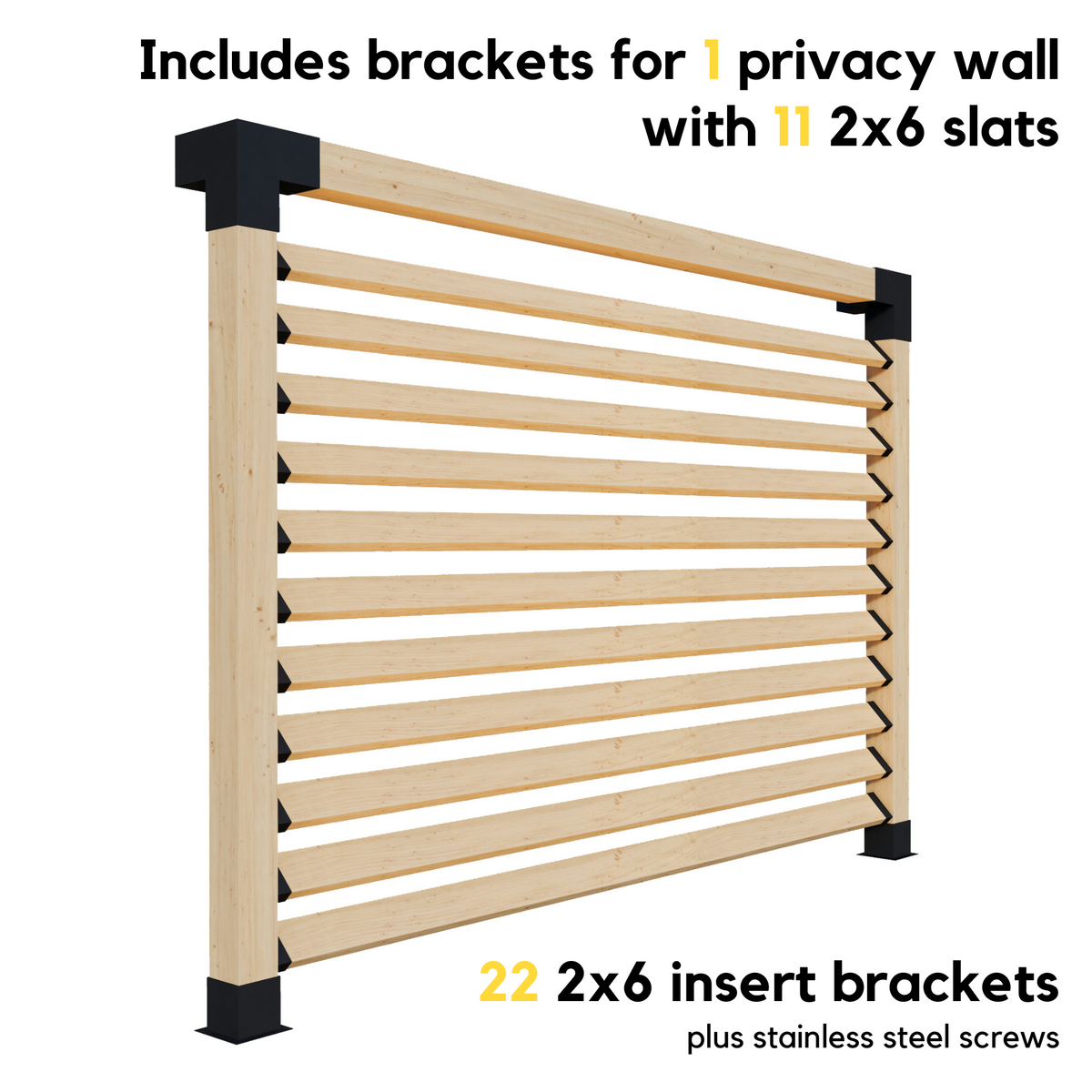 Kit de pergola autoportante avec toit