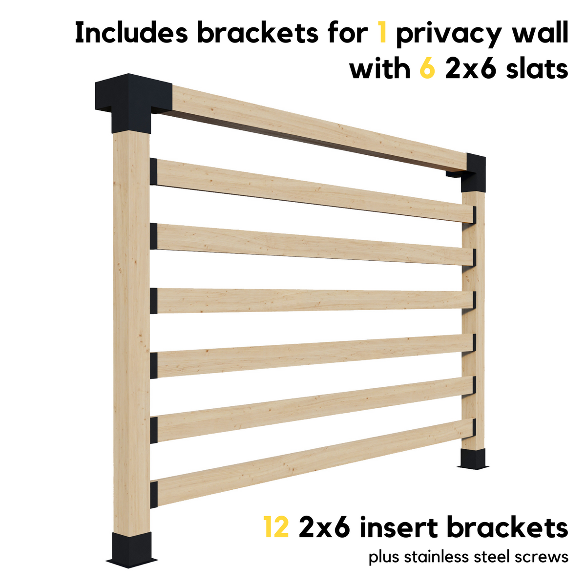 Kit de pergola moderne pour l’avant ou l’arrière de la maison