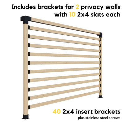 Kit DIY de pergola avec toit