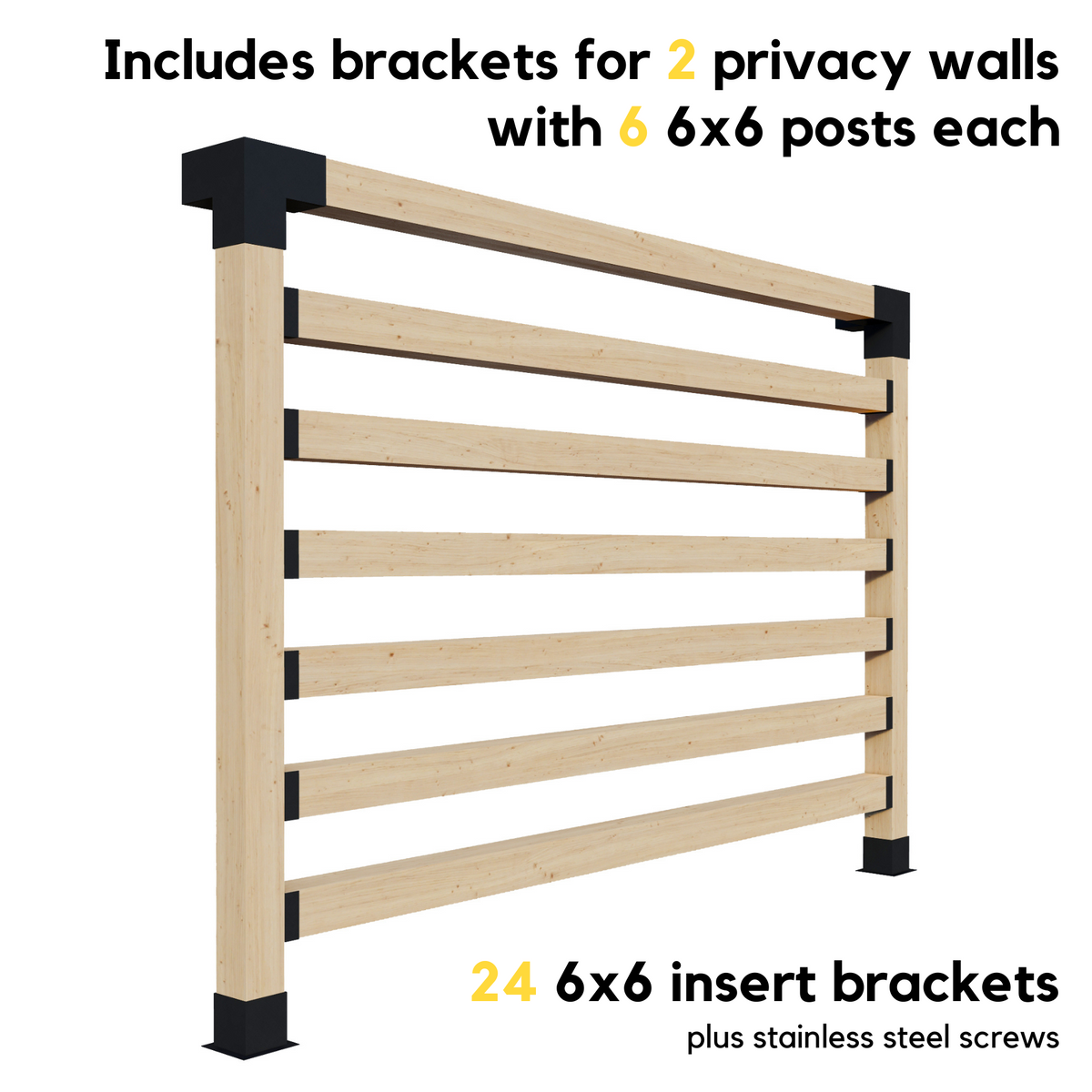 Kit pour pergola au-dessus d’une cuisine extérieure ou d’une terrasse