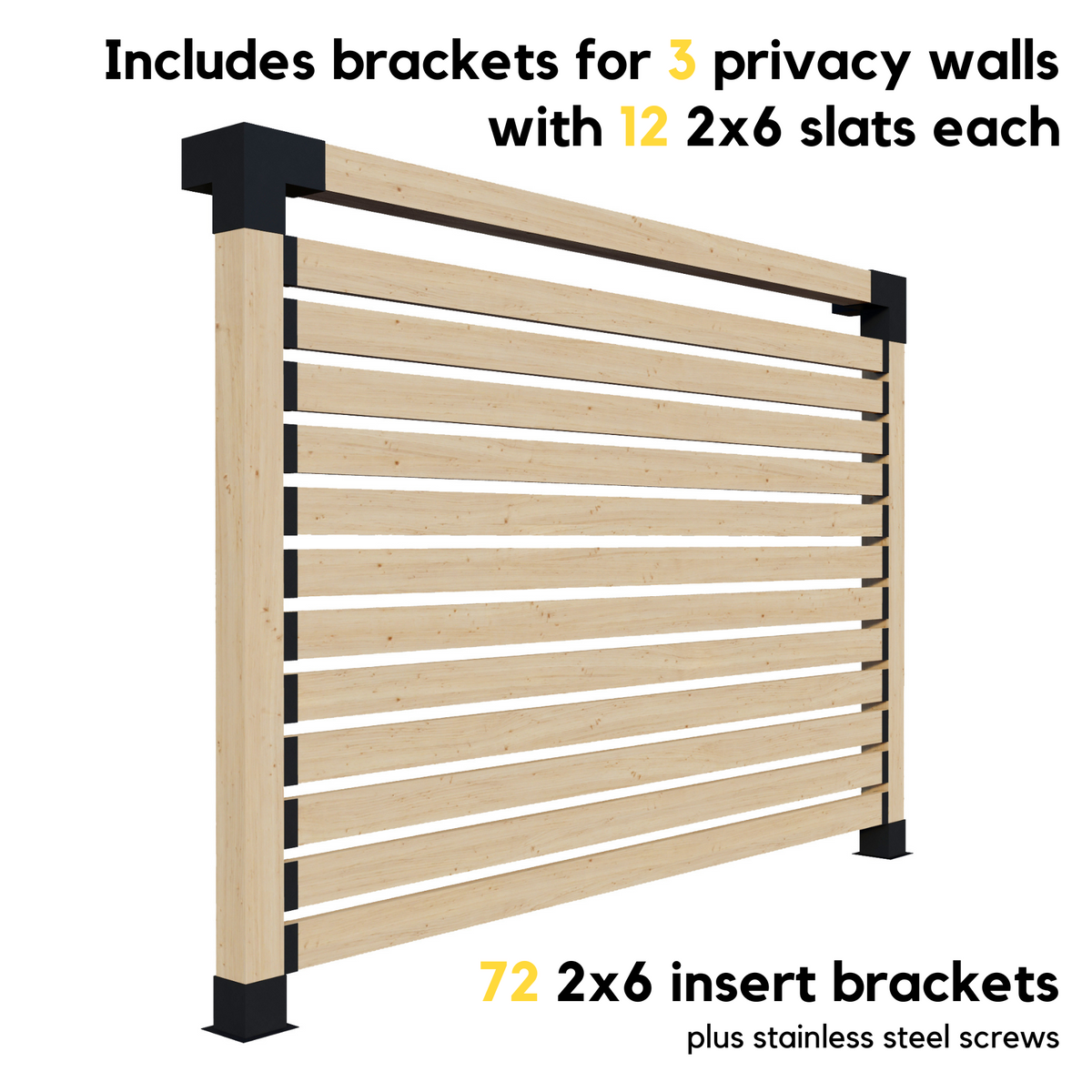 Kit DIY pour construire soi-même une pergola