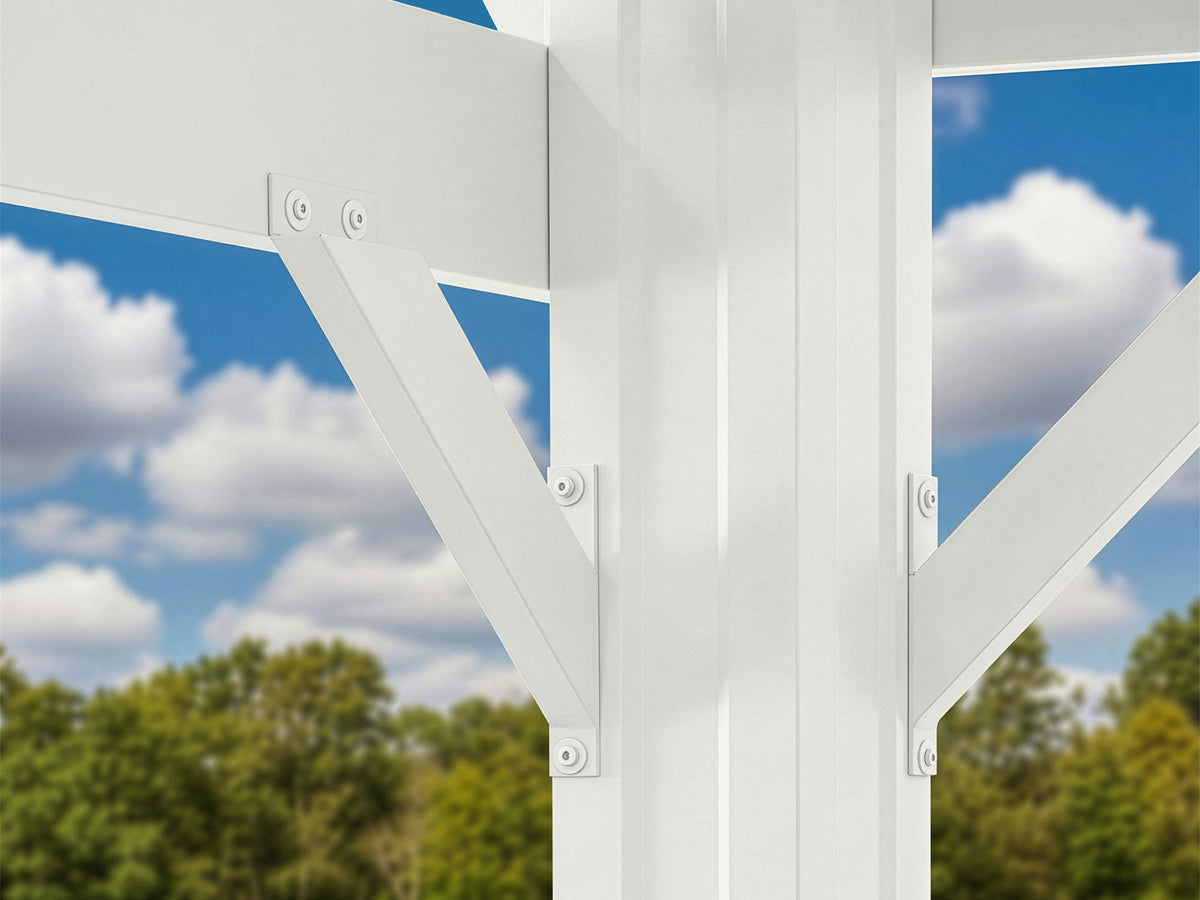 Stratford | Pergola en acier 16x12 – blanche