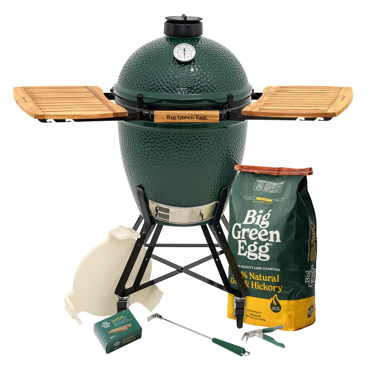 Large Big Green Egg + ensemble Standard Nest + EGG Mates