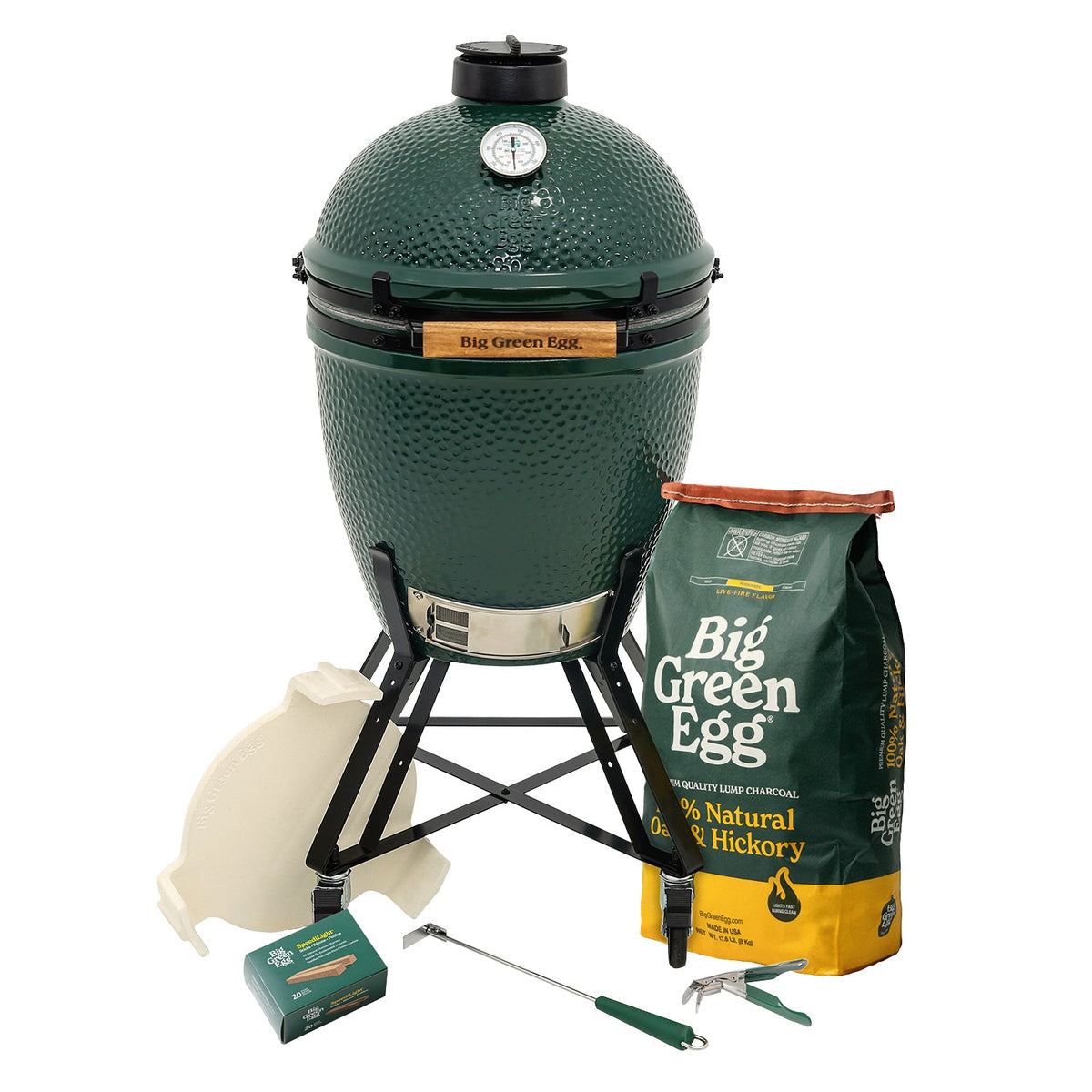 Large Big Green Egg + ensemble Standard Nest