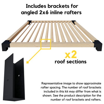 Pergola autoportante 15' x 10' avec toit