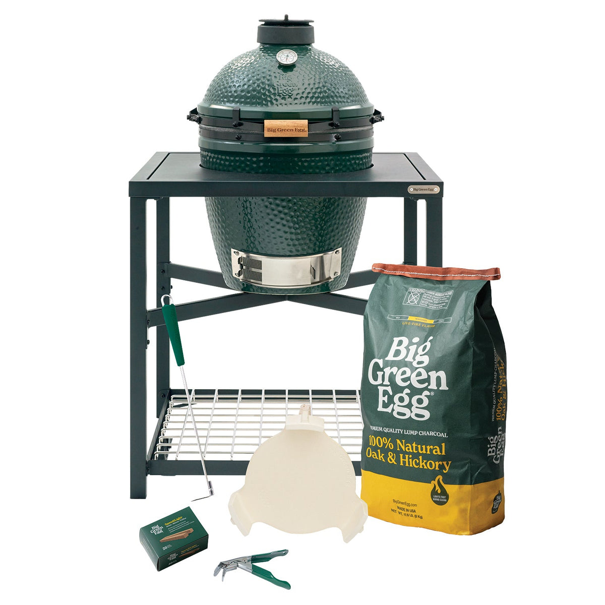 Medium Big Green Egg + ensemble Modular Nest