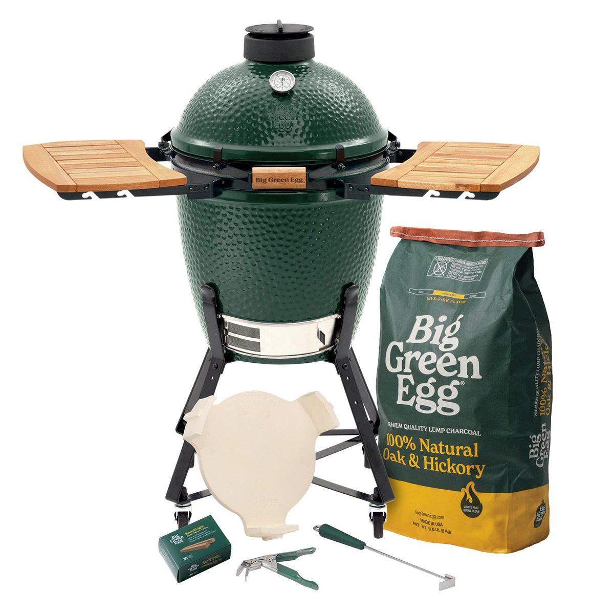 Medium Big Green Egg + ensemble Standard Nest + EGG Mates