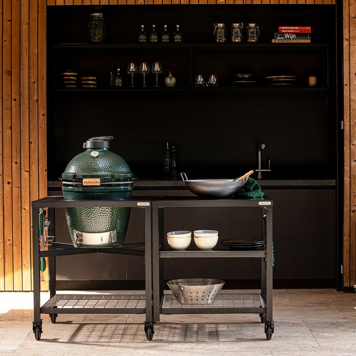 Structure Modular Nest pour Medium Big Green Egg