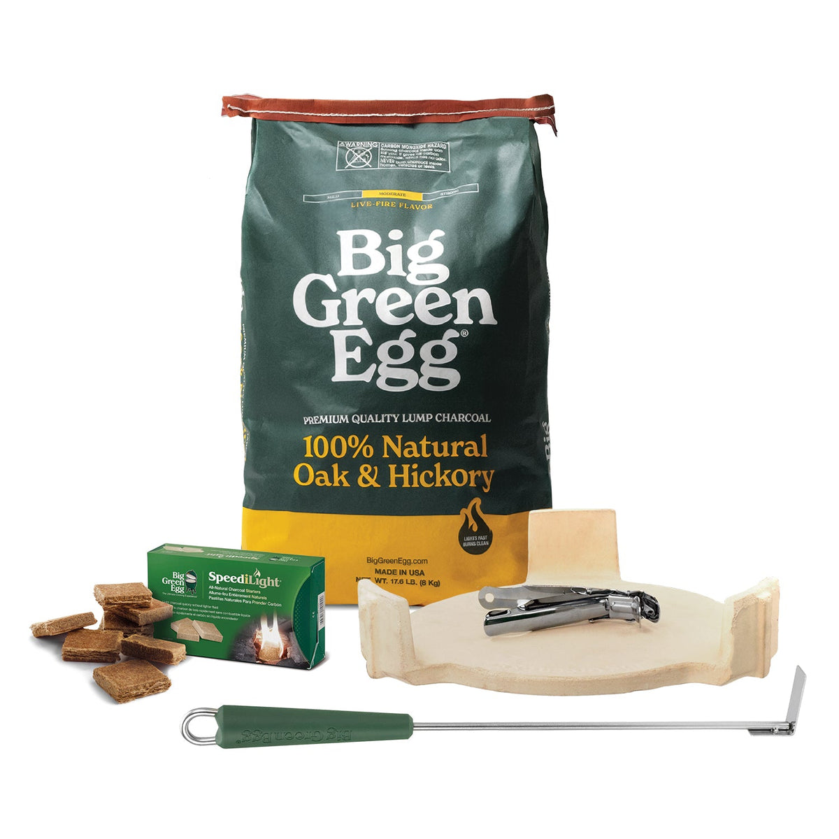 Large Big Green Egg + ensemble Modular Nest + extension – (1) Solid Stainless (2) Stainless Grid