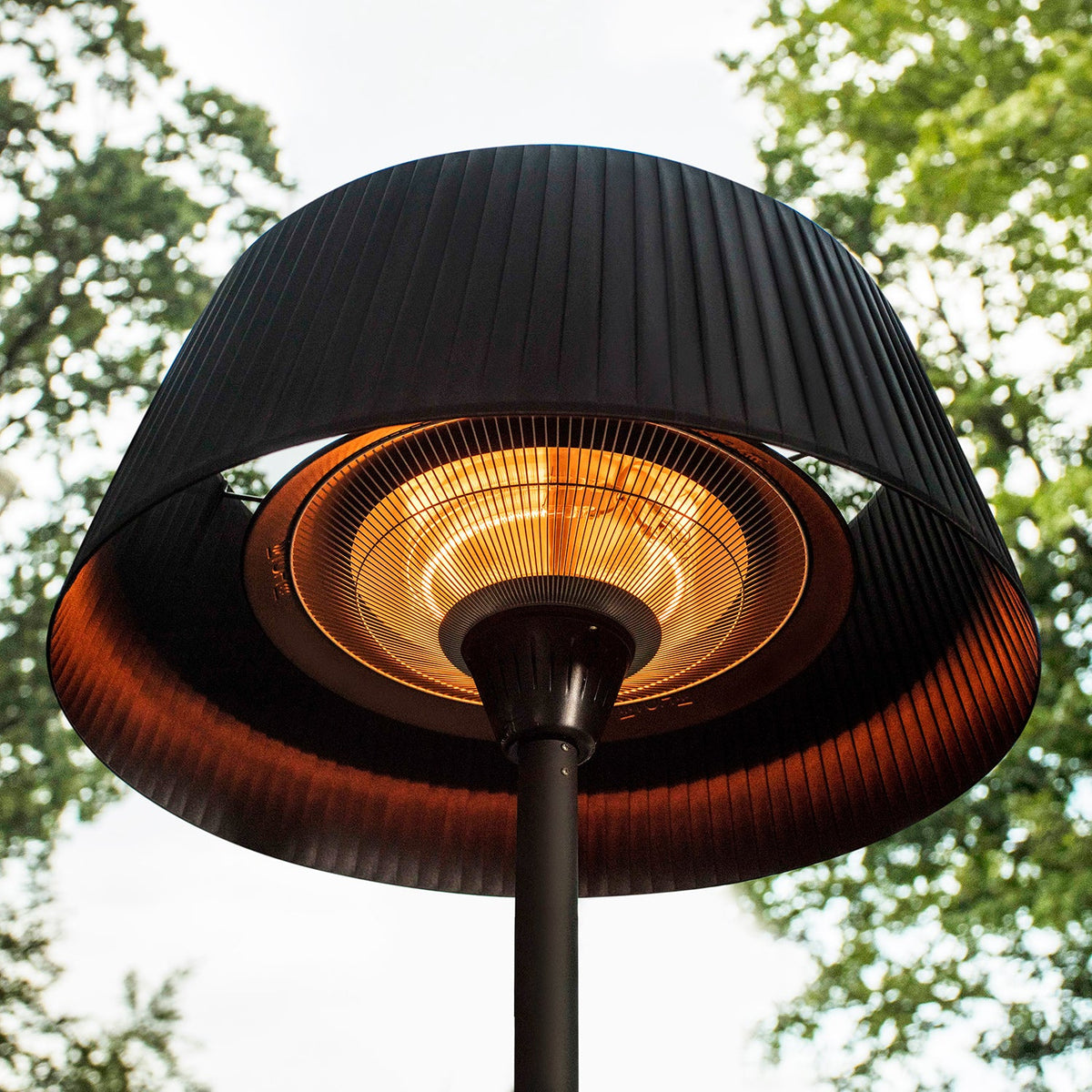 Paragon Outdoor GLOW – Lampe chauffante infrarouge autoportante noire – OH-E815B