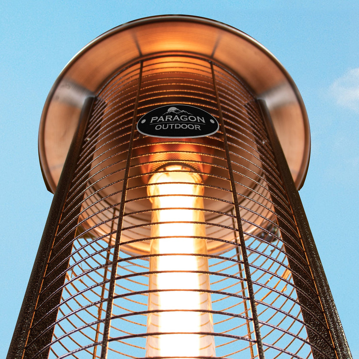 Paragon Outdoor SHINE – Chauffage tour à flamme gaz Hammered Bronze – OH-M744B
