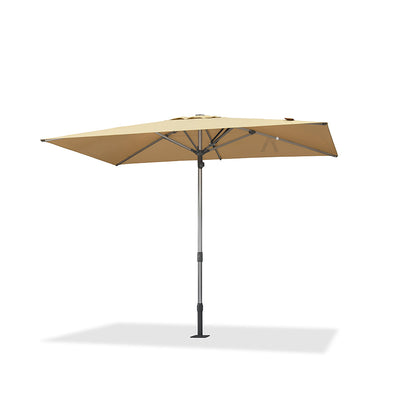 PURPLE LEAF – Parasol de terrasse semi-automatique extra-large Premium, modèle commercial pour jardin, café et hôtel