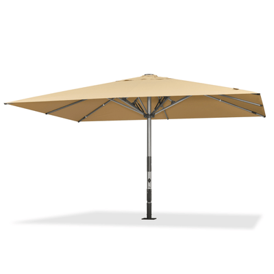 PURPLE LEAF – Parasol de terrasse semi-automatique extra-large Premium, modèle commercial pour jardin, café et hôtel