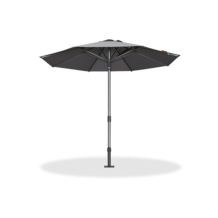 PURPLE LEAF – Parasol de terrasse semi-automatique extra-large Premium, modèle commercial pour jardin, café et hôtel