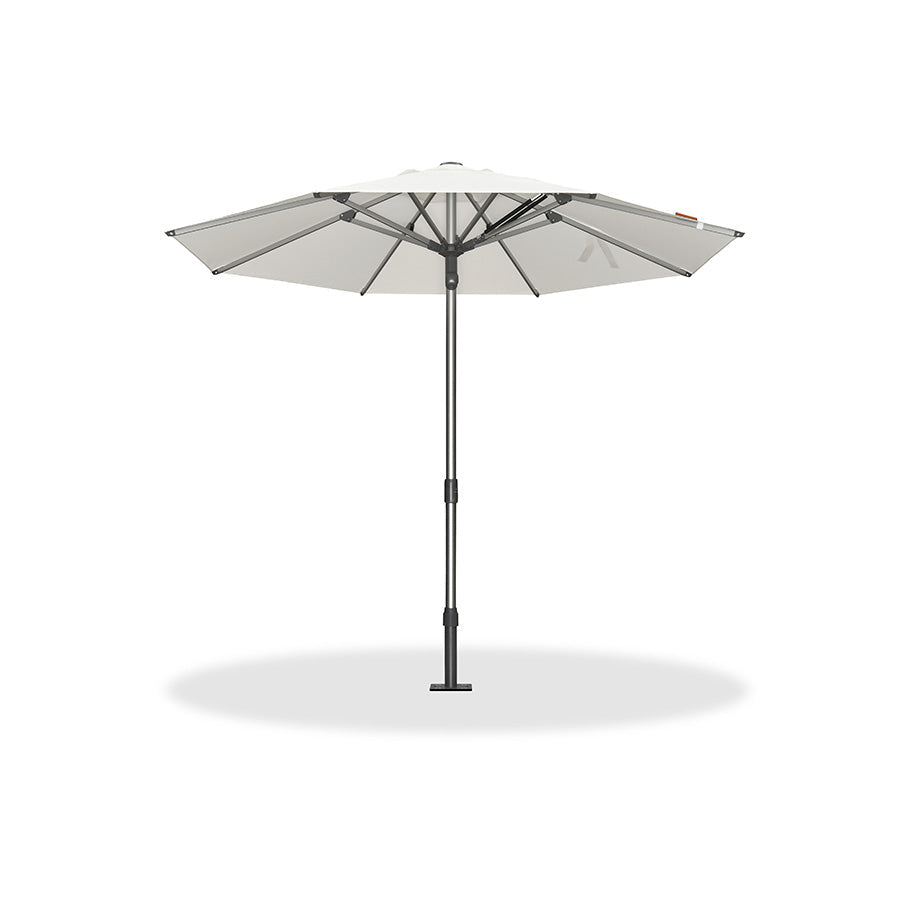 PURPLE LEAF – Parasol de terrasse semi-automatique extra-large Premium, modèle commercial pour jardin, café et hôtel