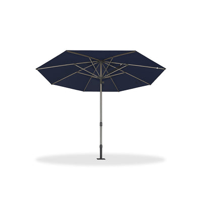 PURPLE LEAF – Parasol de terrasse semi-automatique extra-large Premium, modèle commercial pour jardin, café et hôtel