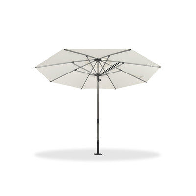 PURPLE LEAF – Parasol de terrasse semi-automatique extra-large Premium, modèle commercial pour jardin, café et hôtel