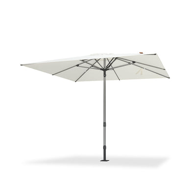 PURPLE LEAF – Parasol de terrasse semi-automatique extra-large Premium, modèle commercial pour jardin, café et hôtel
