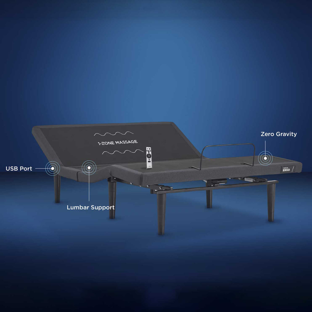 Tempur-Ergo 3.0 – Sommier plateforme électrique réglable