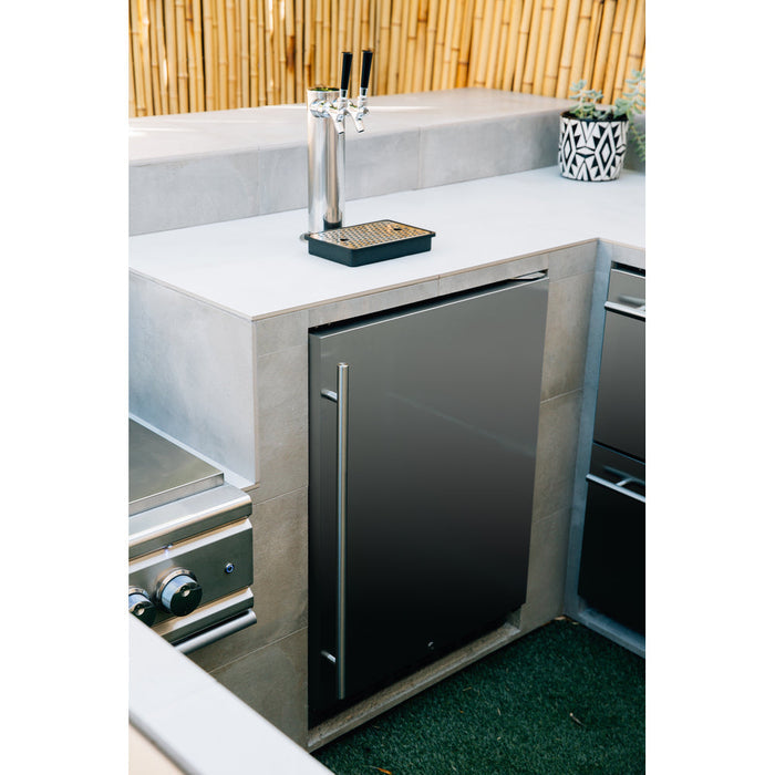 TrueFlame AMD 24" 6.6C Deluxe – Tireuse à bière réfrigérée homologuée pour l’extérieur