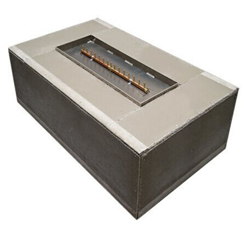 Warming Trends – Kit de brasero rectangulaire 48” X 30” prêt à habiller